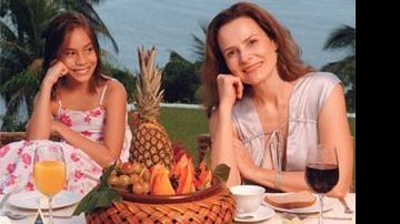 Na Ilha de CARAS, Bia, que também é mãe de Daniel, divide o café da manhã e confidências com Miranda, da união com o ator Sérgio Mastropasqua.