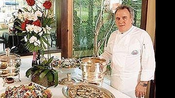 O <i>chef</i> Paulo Neroni foi o responsável pelas delícias servidas no café, brunch, coquetel e almoço