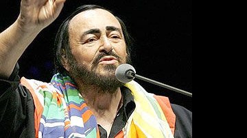 Pavarotti passa bem após internação... - Foto: AFP