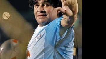 Maradona defende Ronaldo durante... - AFP