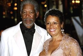 Morgan Freeman se divorcia depois... - AFP