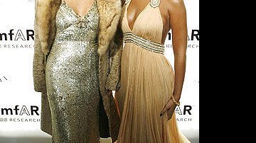 Sharon Stone e Beyoncé Knowles... - Fotos: Reuters