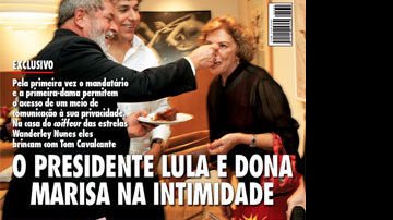 Presidente Lula paparica a mulher...