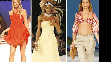 Elas participam do Oi Fashion Tour â¬" 10º Barra Fashion Bahia, que mostra novidades de 19 grifes para a primavera/verão a um público de 23 000 pessoas.