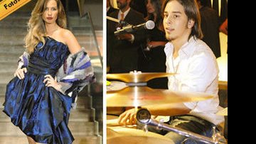 Mariana Weickert estrelou na passarela, com trilha sonora ao vivo sob o som da banda Soul Funk, de Junior Lima