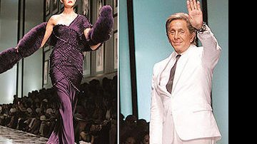 Após 17 anos exibindo suas coleções em Paris, ele volta à cidade italiana em que iniciou a trajetória de sucesso com famosos na platéia, a top model na passarela e celebrações