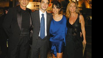 Carlos Alberto Riccelli, Caio Blat, Maria Ribeiro e Bruna Lombardi