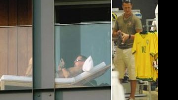 Schumacher descansa no Hotel Fasano, em Ipanema, depois de fazer compras no Shopping Leblon. - André Freitas