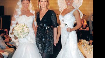 Na 6ª edição do São Paulo Wedding Week, no hotel Hilton, em SP, convidados conferem desfile beneficente de noivas com modelos criados para todos os tipos de mulher, promovido pela empresária Florita Andreoni Foz. - Cleiby Trevisan