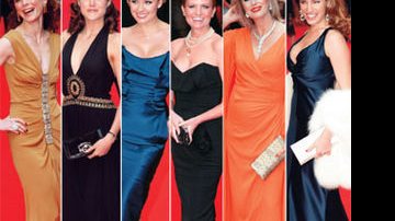 Similar ao Emmy norteamericano, o Prêmio Bafta realça os diferentes tons da moda da noite londrina - Reuters