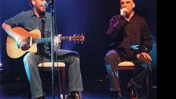 Em Alphaville, Nando e Arnaldo cantaram juntos. - Cassiano de Souza/ CBS Imagens, João Passos/ Brasil Fotopress