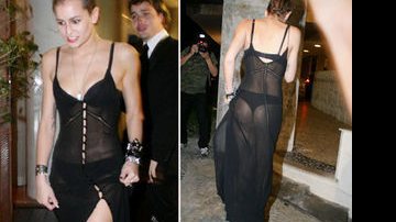 Alice Dellal: Vestido transparente mostra curvas da modelo - Phillipe Lima / AgNews
