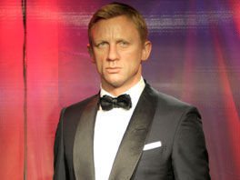 Estátua de cera de Daniel Craig - Reprodução