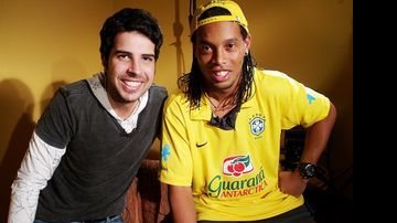 Alex Lerner e Ronaldinho Gaúcho - Divulgação / Multishow