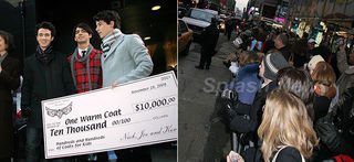 Jonas Brothers doam cheque valioso para Instituição - Reprodução