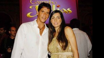 Marcio e Andrea na festa da novela Caminho das Índias - AgNews