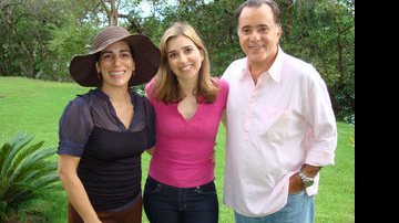 Glória Pires, Mylena Ceribelli e Tony Ramos - Divulgação/TV Globo