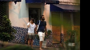 Marcelo e Mallu: clima de romance no Rio - Wallace Barbosa/Ag News
