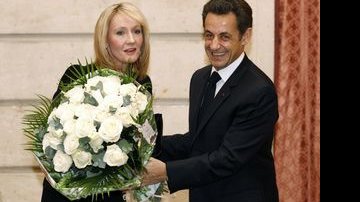 J.K. Rowling e Nicolas Sarkozy - Reuters
