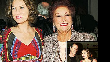 Patrícia Pillar ao lado de sua mãe, Lucy Gadellha Pillar, e com o marido, Ciro Gomes - Cristina Granato