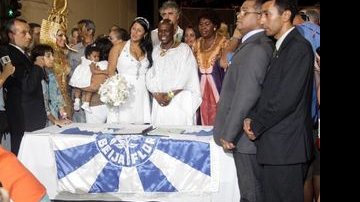 Casamento Neguinho da Beija-Flor e Elaine Reis - Marcos Porto / AgNews