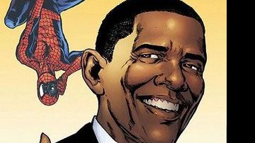 Barack Obama em gibi do Homem-Aranha - Reprodução
