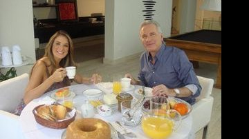 Ticiane Pinheiro entrevista o marido, Roberto Justus - Divulgação
