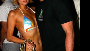 Paris Hilton e Doug Reinhardt no Coachella - Getty Images