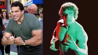 Lou Ferrigno e o personagem Hulk - Reprodução