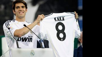 Kaká durante sua apresentação no Real Madrid - Reprodução