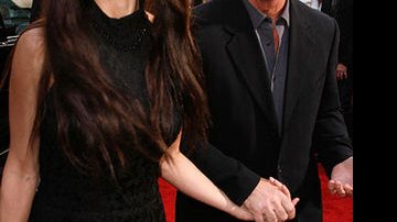 Mel Gibson e Oksana Grigorieva - Reprodução