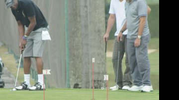 Robson Caetano, Rodrigo Lombardi e Humberto Martins jogam golf no RJ - AgNews