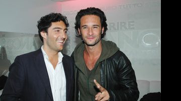 O empresário italiano Nicola Formaggio e Rodrigo Santoro - Angelo Santos