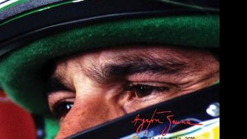 Capa do livro-agenda em homenagem a Ayrton Senna - Divulgação