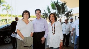 Dilma Rousseff, Silvio Santos e Iris Abravanel - Fotos: Samuel Chaves/S4 photopress