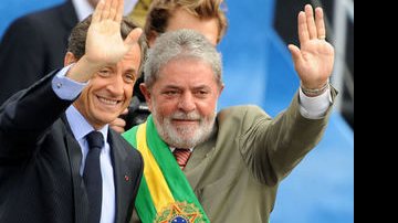 Nicolas Sarkozy e o presidente Luiz Inácio Lula da Silva - Agência Brasil