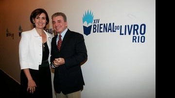 Fátima Bernardes e Edney Silvestre - Ag.News