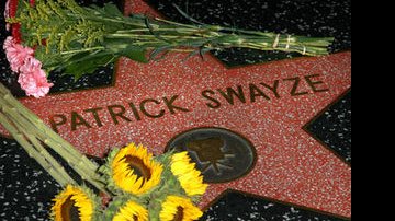 Estrela de Patrick Swayze na calçada da fama em Hollywood - Reprodução