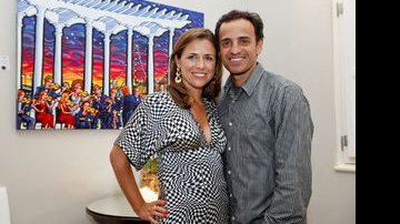 A jornalista e apresentadora Gisela dos Santos e seu marido, o dentista Luiz Antonio Felipe - Fernando Willadino
