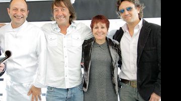 Celso Freire e Paulo Fatuch com Marina Campos e Marcelo Silvério - Naideron Jr.