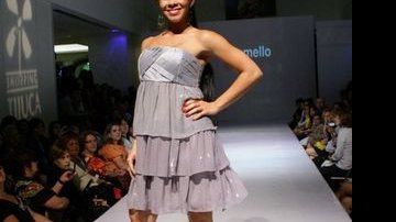 Cacau Melo desfila na 14ª Semana de Moda do Shopping Tijuca, no Rio de Janeiro - Ag.News