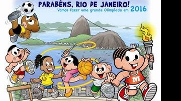 Turma da Mônica nas Olimpíadas de 2016 no Rio de Janeiro - Divulgação