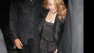O casal Kylie Minogue e Andrés Velencoso - Reprodução