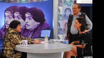Chico Anysio, Lúcio Mauro e Carolina Ferraz - TV Globo / Zé Paulo Cardeal