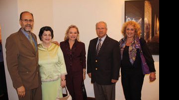 Alf Vivern, Vera Maria Mussi Augusto, o casal Luiz Carlos Borges da Silveira e Maria Inês Borges da Silveira e Eliana Moro Reboli - Tiomkim