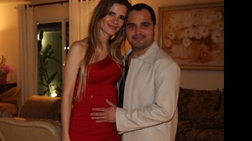Flávia e o marido, o cantor Luciano - RENATA D'ALMEIDA