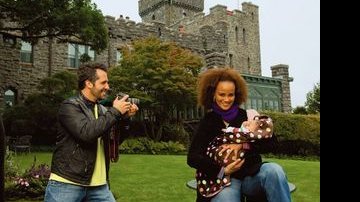 Em Tarrytown, New York, Luciana e a pequena Nina posam para o apaixonado fotógrafo. - CADU PILOTTO