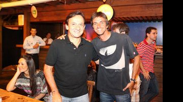 O empresário e administrador do grupo RBS Pedro Sirotsky e o músico Armandinho - Fabricia Pinho