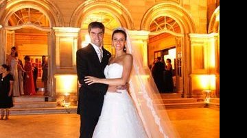 os noivos Amanda Cavalca e Mario Celso Petraglia - Kraw Penas