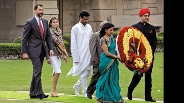 Príncipe Felipe da Espanha e sua Letizia viajam à Índia - REUTERS